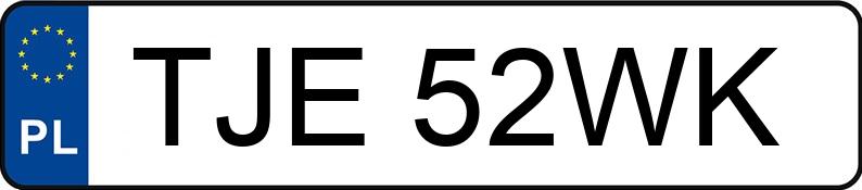 Numer rejestracyjny TJE 52WK posiada SEAT CORDOBA SIGNO 1.4 - TJE52WK Numer rejestracyjny TJE 52WK posiada SEAT CORDOBA SIGNO 1.4 - TJE52WK
