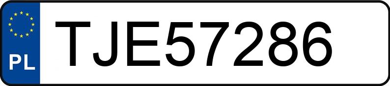 Numer rejestracyjny TJE 57286 posiada FORD FOCUS - TJE57286