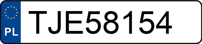 Numer rejestracyjny TJE 58154 posiada FORD FIESTA 1.25 - TJE58154