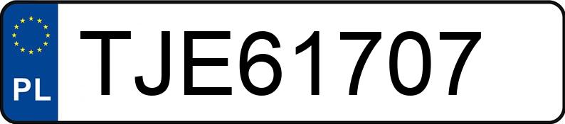 Numer rejestracyjny TJE 61707 posiada BMW X1 SDRIVE18I - TJE61707