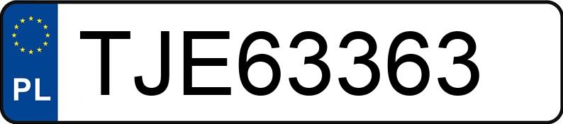 Numer rejestracyjny TJE 63363 posiada TOYOTA TOYOTA YARIS - TJE63363