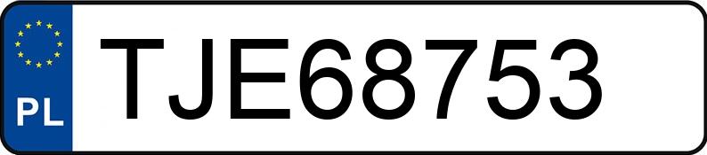 Numer rejestracyjny TJE 68753 posiada BMW 316i Kat. MR`01 E3 E46 316i Kat. MR`01 E3 E46 - TJE68753
