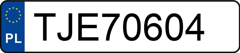 Numer rejestracyjny TJE 70604 posiada BMW 535I XDRIVE - TJE70604