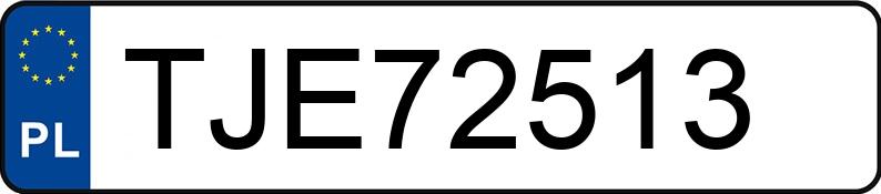 Numer rejestracyjny TJE 72513 posiada OPEL ASTRA GTC - TJE72513