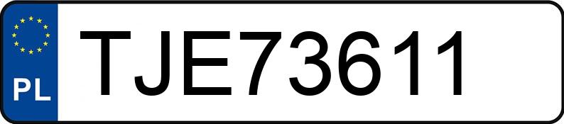 Numer rejestracyjny TJE 73611 posiada SEAT IBIZA 1.4 KAT - TJE73611