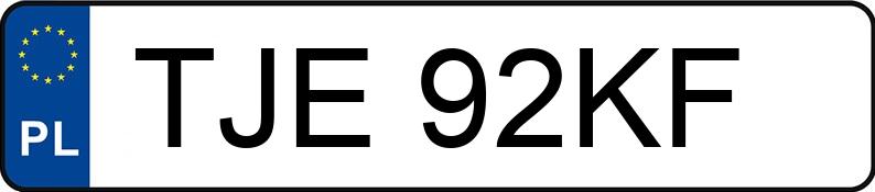 Numer rejestracyjny TJE 92KF posiada FIAT Punto II 1.2 Kat. Sound - TJE92KF