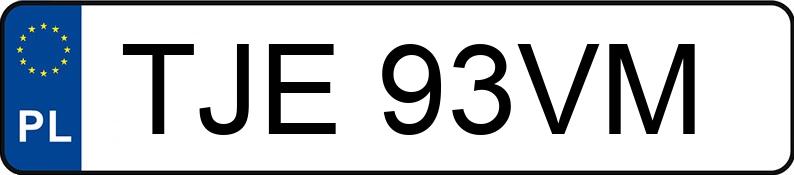 Numer rejestracyjny TJE 93VM posiada AUDI A4 1.9 TDI - TJE93VM