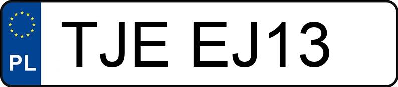 Numer rejestracyjny TJE EJ13 posiada APRILIA SCARABEO - TJEEJ13