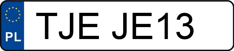 Numer rejestracyjny TJE JE13 posiada NEW HOLLAND TS125A - TJEJE13