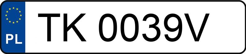 Numer rejestracyjny TK 0039V posiada OPEL Astra III 1.6 MR`04 E4 Enjoy - TK0039V Numer rejestracyjny TK 0039V posiada OPEL Astra III 1.6 MR`04 E4 Enjoy - TK0039V