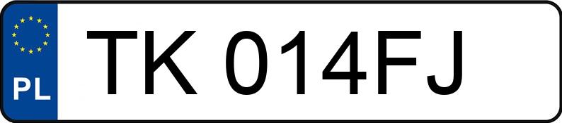 Numer rejestracyjny TK 014FJ posiada AUDI Q7 - TK014FJ