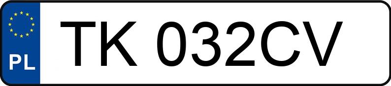 Numer rejestracyjny TK 032CV posiada RENAULT Megane IV MR`16 E6 GT Line 140 TCe FAP - TK032CV