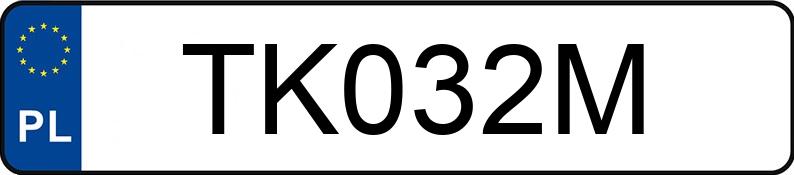 Numer rejestracyjny TK 032M posiada DEUTZ-FAHR 3060 05SS - TK032M