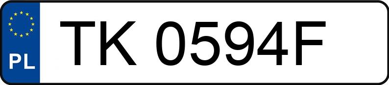 Numer rejestracyjny TK 0594F posiada OPEL CORSA - TK0594F