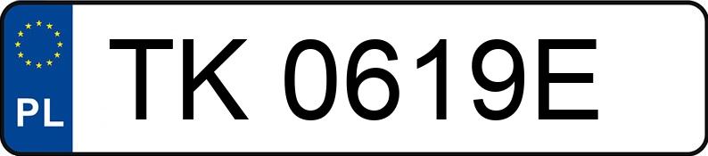 Numer rejestracyjny TK 0619E posiada FIAT Punto 55 Kat. SX - TK0619E Numer rejestracyjny TK 0619E posiada FIAT Punto 55 Kat. SX - TK0619E
