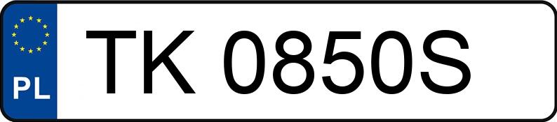 Numer rejestracyjny TK 0850S posiada INFINITI Q50 MR`14 E6 Premium Executive Aut. - TK0850S