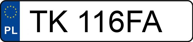 Numer rejestracyjny TK 116FA posiada BMW M 135i MR`11 E5 F20/F21 xDrive Steptronic - TK116FA Numer rejestracyjny TK 116FA posiada BMW M 135i MR`11 E5 F20/F21 xDrive Steptronic - TK116FA