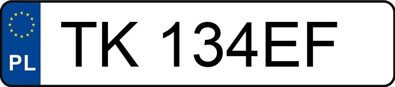 Numer rejestracyjny TK 134EF posiada LEXUS IS 300h MR`17 E6 F Sport - TK134EF