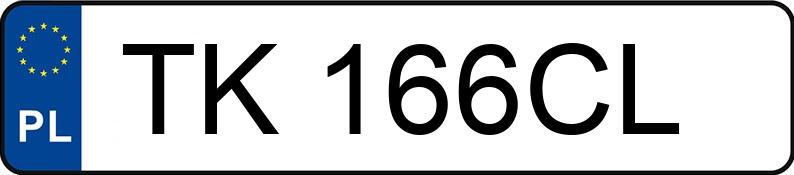 Numer rejestracyjny TK 166CL posiada PEUGEOT 207 - TK166CL Numer rejestracyjny TK 166CL posiada PEUGEOT 207 - TK166CL