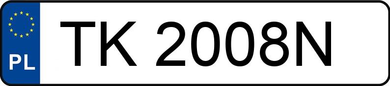 Numer rejestracyjny TK 2008N posiada SKODA CITIGO - TK2008N