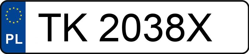Numer rejestracyjny TK 2038X posiada BMW 130I - TK2038X Numer rejestracyjny TK 2038X posiada BMW 130I - TK2038X