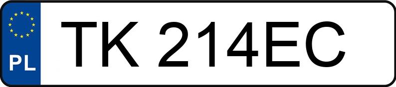 Numer rejestracyjny TK 214EC posiada BMW 560 L - TK214EC