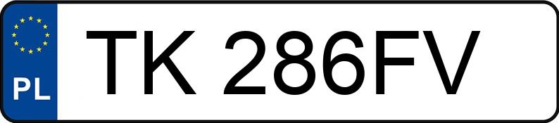 Numer rejestracyjny TK 286FV posiada BMW 318 I - TK286FV