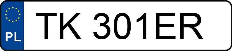 Numer rejestracyjny TK 301ER posiada VOLVO V60 - TK301ER