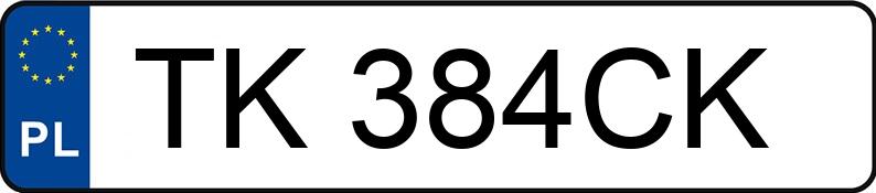 Numer rejestracyjny TK 384CK posiada RENAULT CAPTUR - TK384CK