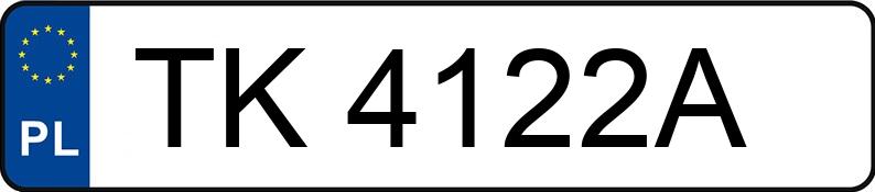 Numer rejestracyjny TK 4122A posiada FIAT BARCHETTA 1,8 KAT - TK4122A Numer rejestracyjny TK 4122A posiada FIAT BARCHETTA 1,8 KAT - TK4122A