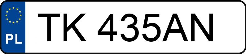Numer rejestracyjny TK 435AN posiada LEXUS UX250H - TK435AN Numer rejestracyjny TK 435AN posiada LEXUS UX250H - TK435AN