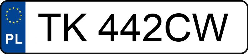 Numer rejestracyjny TK 442CW posiada BMW 418 Gran Coupe Diesel MR`13 E6 F36 Exclusive - TK442CW