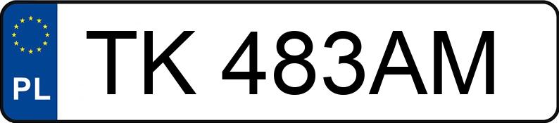 O número de registro TK 483AM tem MERCEDES-BENZ 814 - TK483AM
