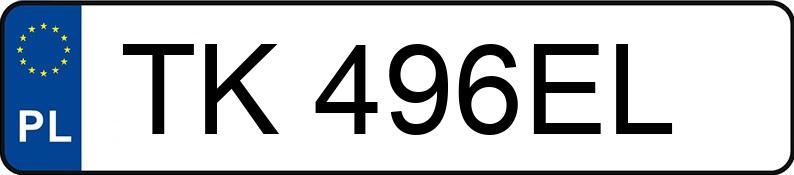 Numer rejestracyjny TK 496EL posiada BMW 330I - TK496EL Numer rejestracyjny TK 496EL posiada BMW 330I - TK496EL