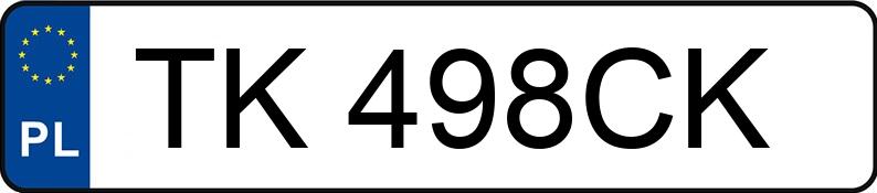 Numer rejestracyjny TK 498CK posiada BMW 535D - TK498CK