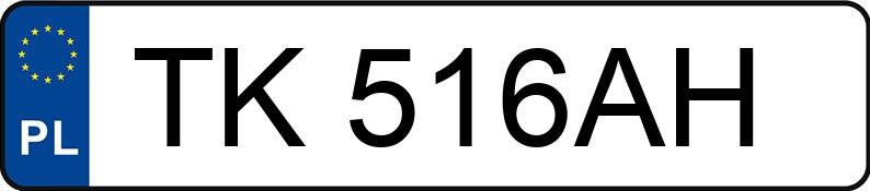 Numer rejestracyjny TK 516AH posiada FORD MONDEO - TK516AH