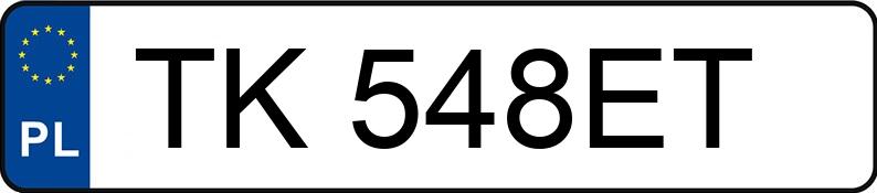 Numer rejestracyjny TK 548ET posiada SKODA KODIAQ - TK548ET