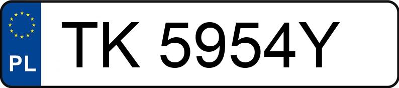 Numer rejestracyjny TK5954Y posiada BMW 520 Diesel DPF MR`10 E5 F10 520 Diesel DPF MR`10 E5 F10