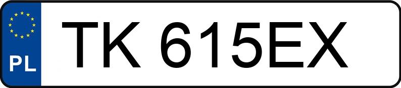 Numer rejestracyjny TK 615EX posiada AUDI A8 - TK615EX Numer rejestracyjny TK 615EX posiada AUDI A8 - TK615EX