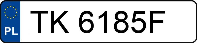 Numer rejestracyjny TK 6185F posiada RENAULT MEGANE - TK6185F