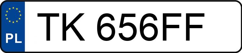 Numer rejestracyjny TK 656FF posiada FORD Focus 2.0 MR`05 E4 Platinium X - TK656FF