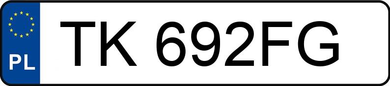 Numer rejestracyjny TK 692FG posiada BMW X3 Diesel MR`22 E6d G01 xDrive20d - TK692FG