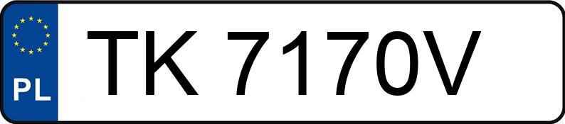 Numer rejestracyjny TK 7170V posiada AUDI A4 AVANT - TK7170V