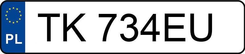 Numer rejestracyjny TK 734EU posiada OMODA OMODA5 - TK734EU Numer rejestracyjny TK 734EU posiada OMODA OMODA5 - TK734EU