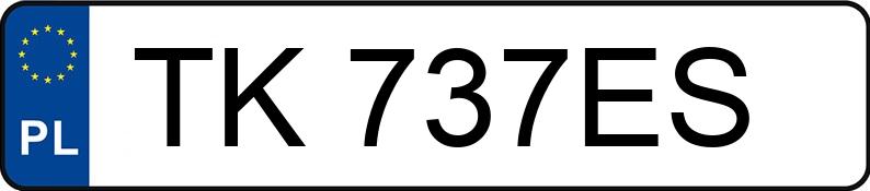 Numer rejestracyjny TK 737ES posiada MAZDA 2 - TK737ES Numer rejestracyjny TK 737ES posiada MAZDA 2 - TK737ES