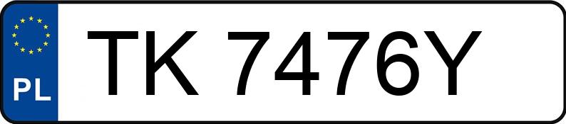 Numer rejestracyjny TK 7476Y posiada RENAULT Clio II 1.6 MR`98 RT - TK7476Y