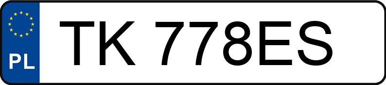 Numer rejestracyjny TK 778ES posiada BMW 740 Diesel DPF MR`15 E6 G11/G12 xDrive Steptronic - TK778ES