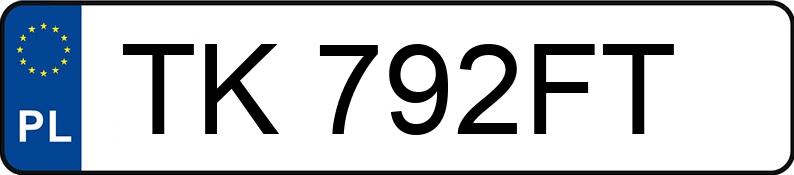 Numer rejestracyjny TK 792FT posiada BMW X3 MR`24 E6e G45 xDrive20i - TK792FT