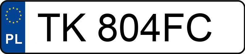 Numer rejestracyjny TK 804FC posiada TOYOTA Yaris 1.5 MR`24 E6d Comfort - TK804FC