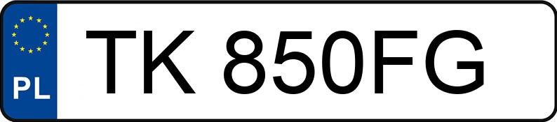 Numer rejestracyjny TK 850FG posiada VOLKSWAGEN Golf V 3.2 MR`03 E4 R32 4MOTION DSG - TK850FG